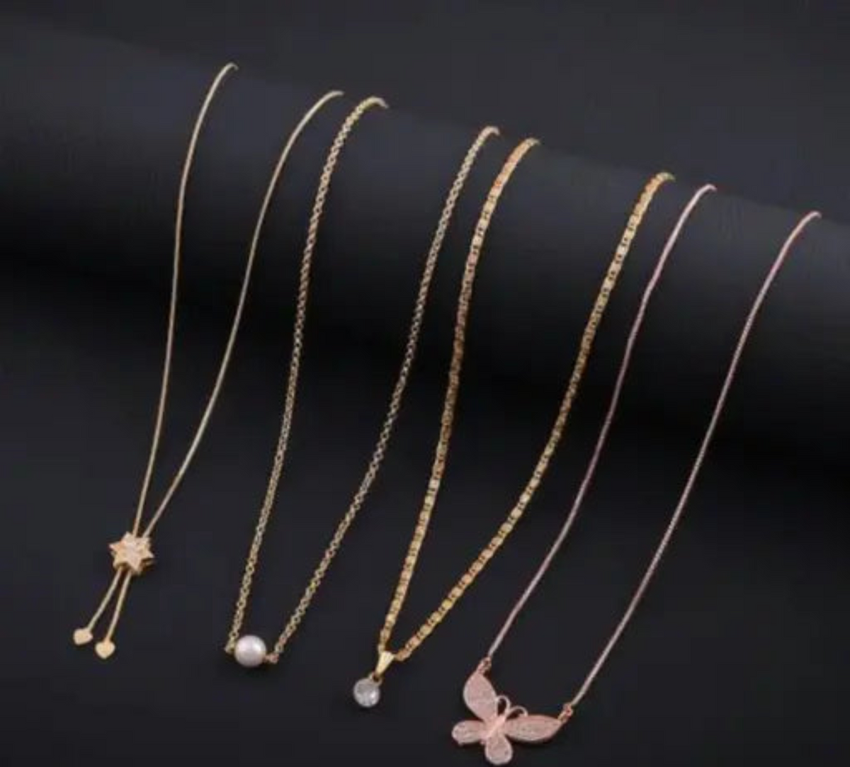 Gold-Plated Necklace Set