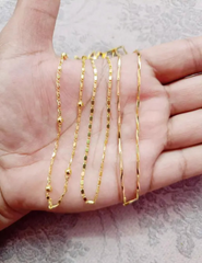 Gold Plated Chain Set