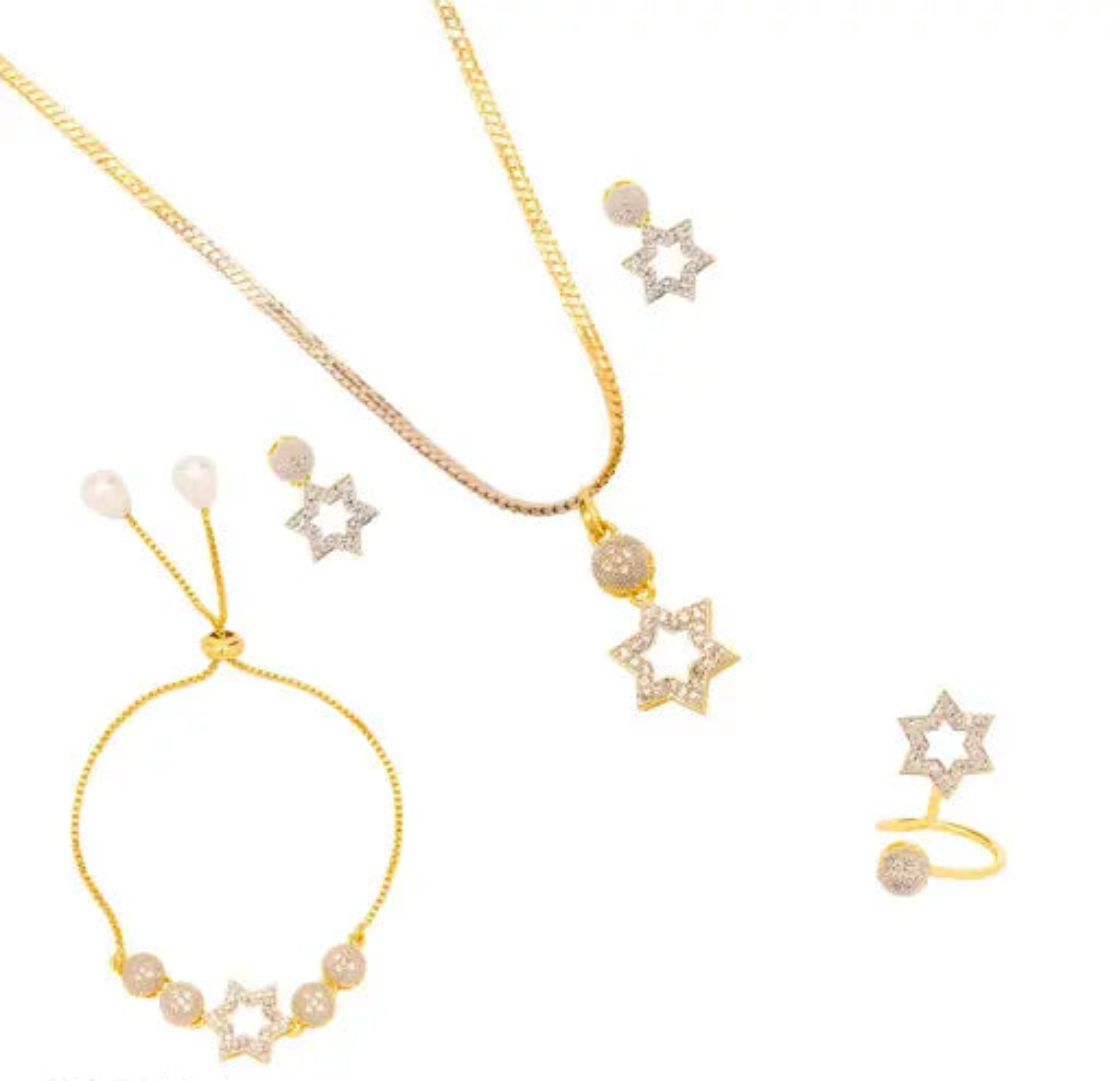 Gold Plated Jewelry Set