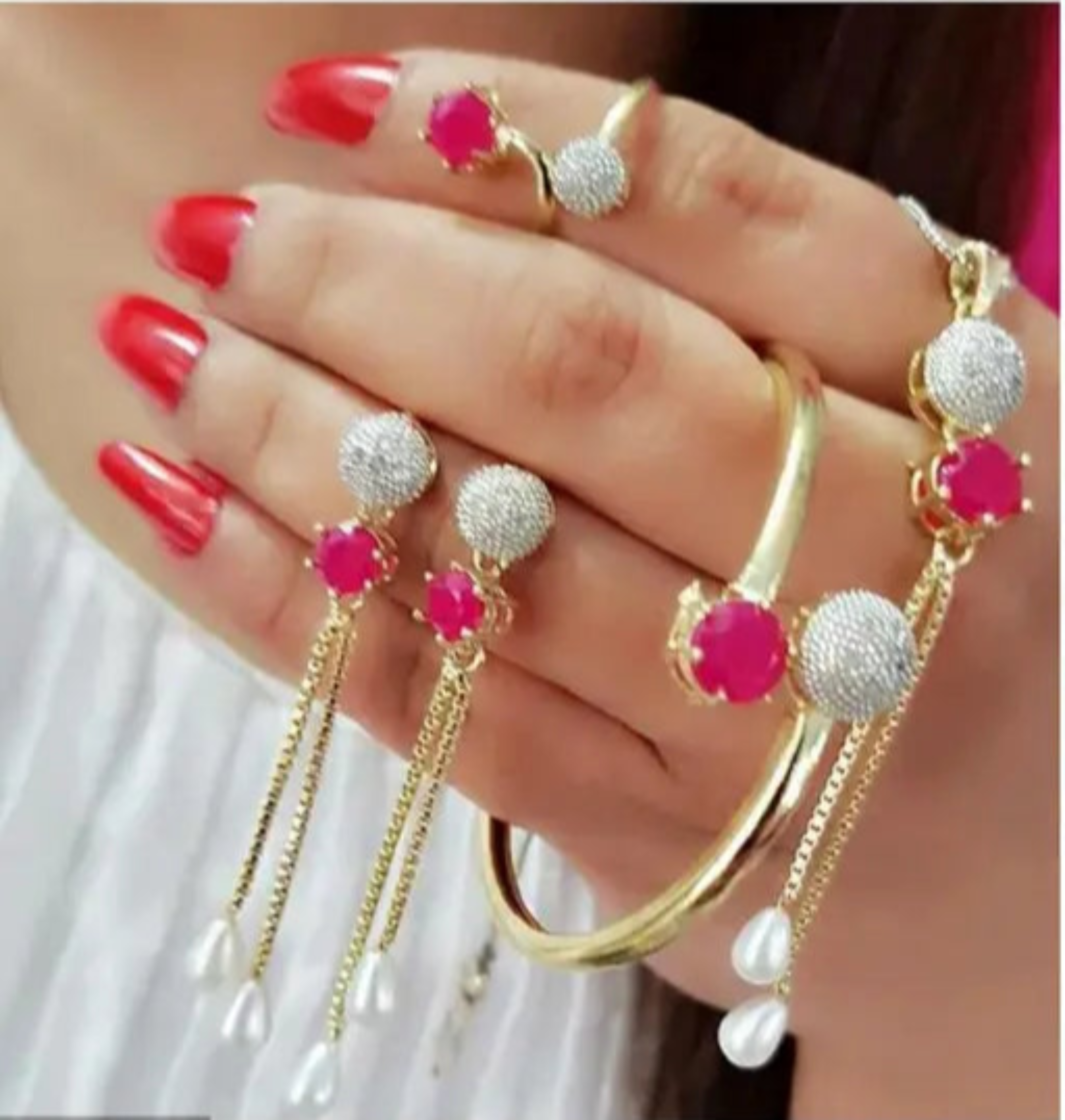 Gold Plated Jewelry Set