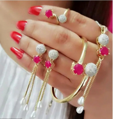 Gold Plated Jewelry Set