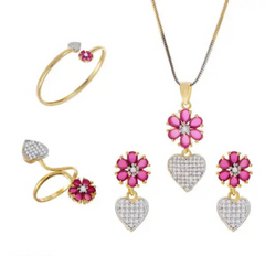 Gold Plated Jewelry Set