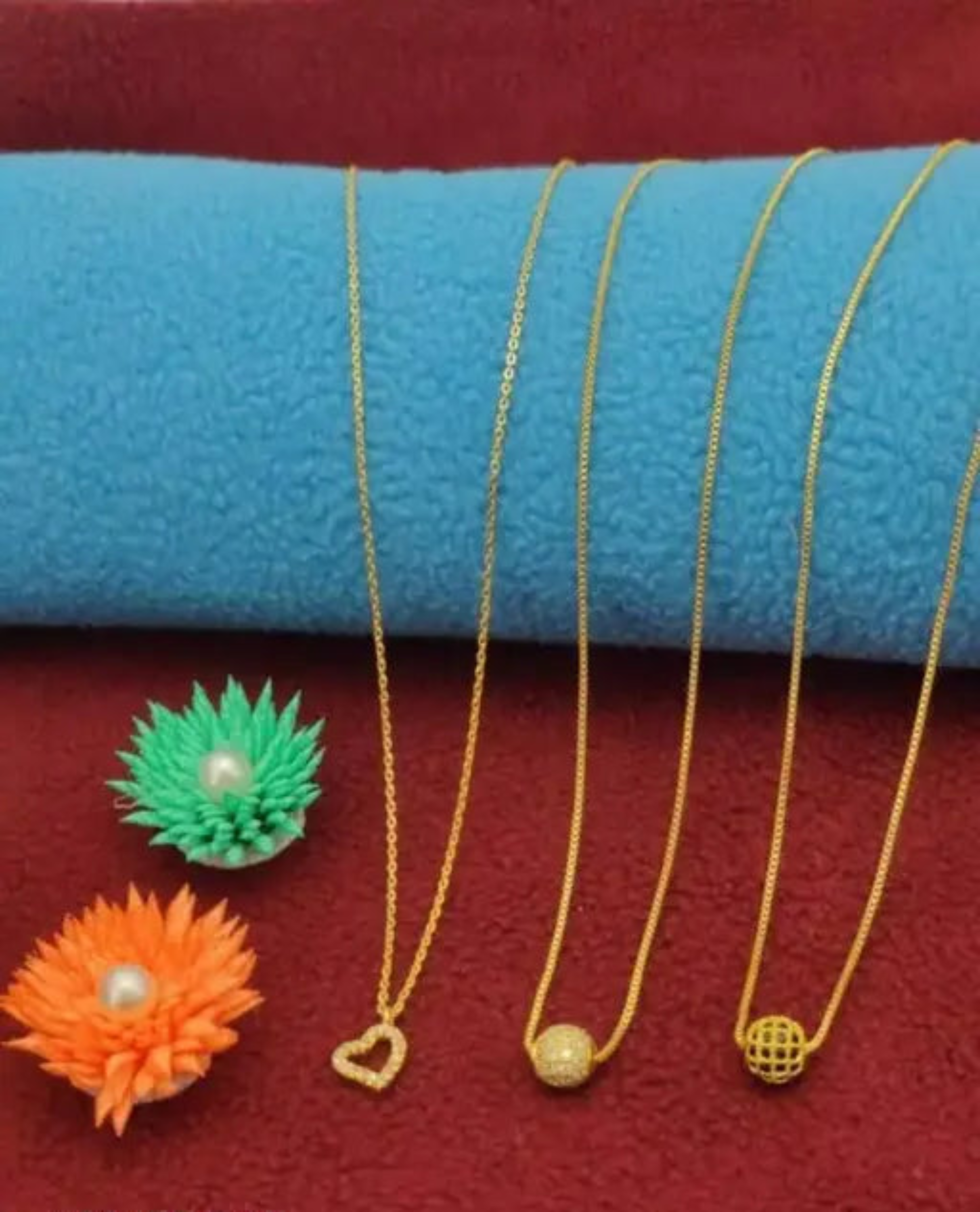 Gold Plated Necklace Set