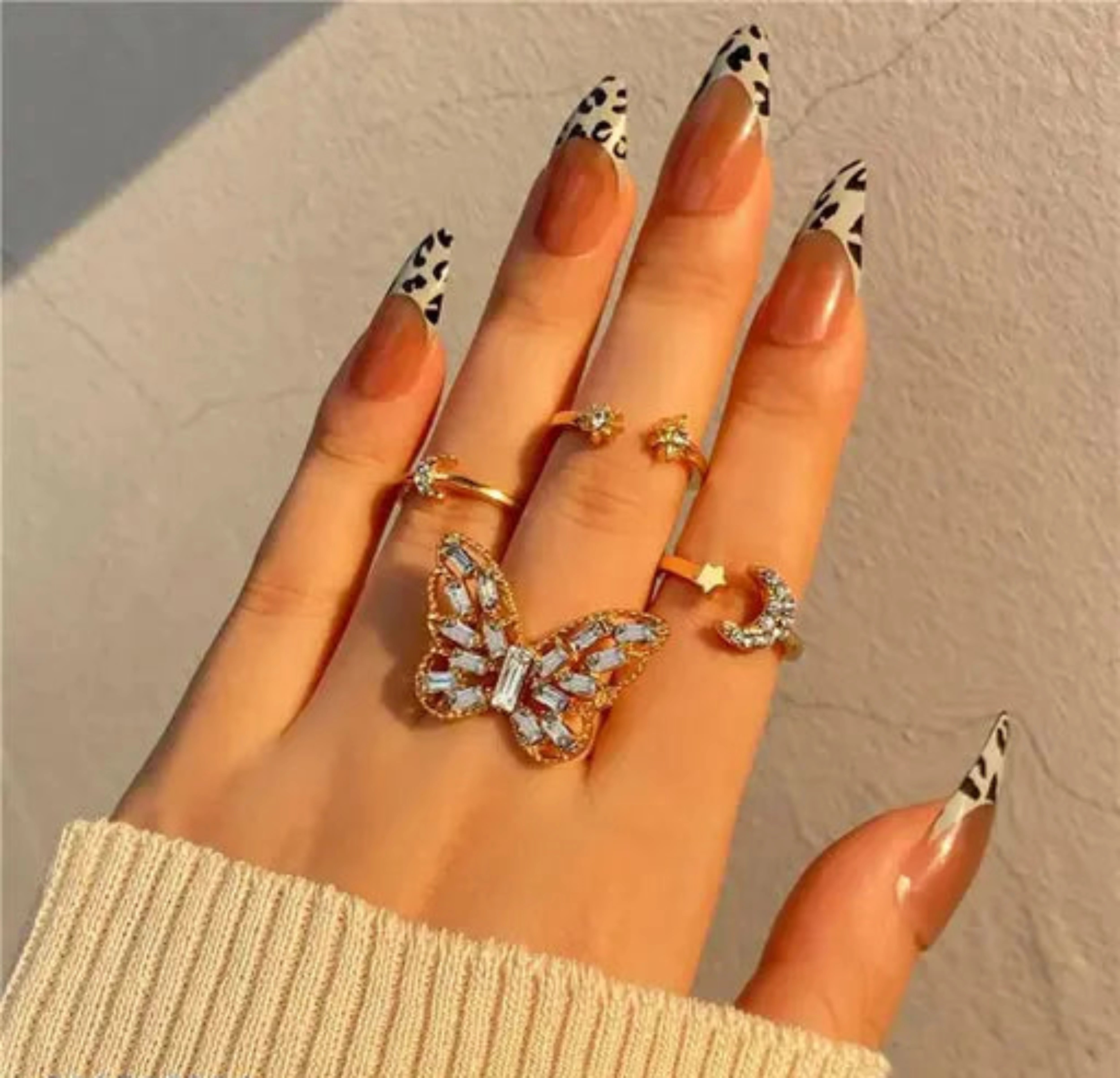 Gold Plated Rings Set