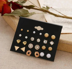 Gold Plated Stud Earrings