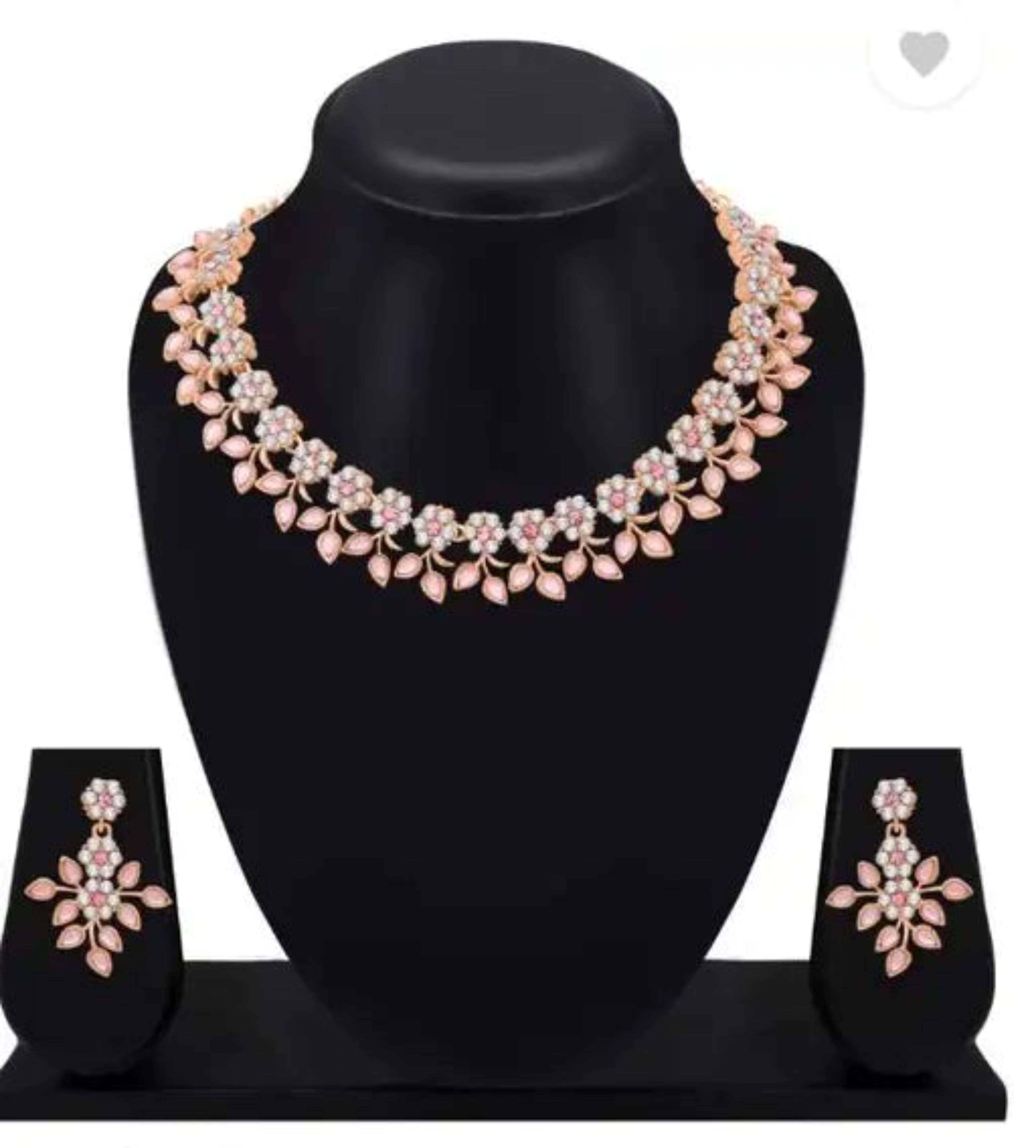 Rose Gold Kundan Necklace