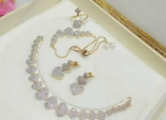 gold-plated jewellery set